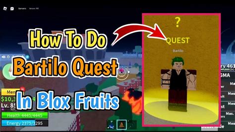 how to do colosseum quest|blox fruits bartilo quest.